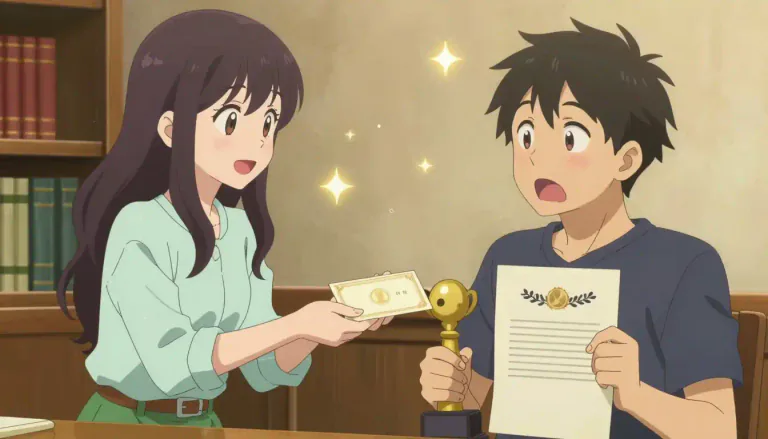 Visual representation of "congratulatory" - Expressing good wishes or praise to someone because of an achievement