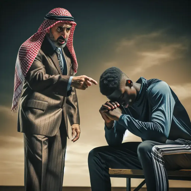 Visual representation of "chew" - To criticize someone severely