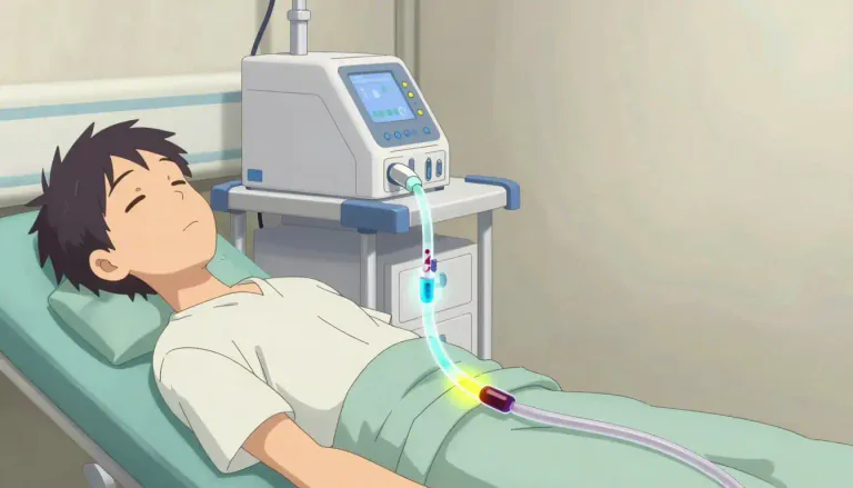 Visual representation of "haemodialysis" - A medical treatment used to clean the blood when the kidneys are no longer able to do so effectively, often used for people with severe kidney disease.