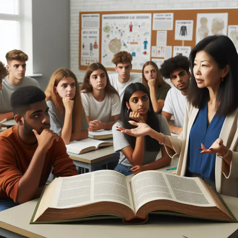 Visual representation of "expository" - Written or spoken communication that's intended to explain something, usually teaching or instruction.