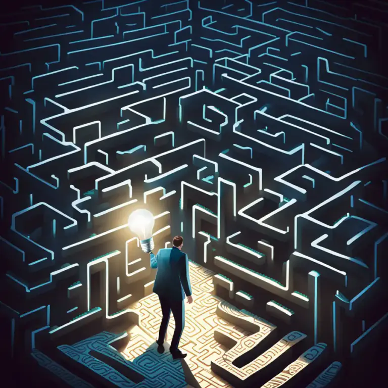 Visual representation of "fall/slot into place" - Describes when things begin to make sense or started to work out, often in a way that was unexpected or unplanned