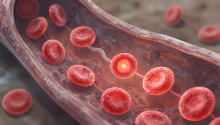 Visual representation of "erythropoiesis" - The process in the body that produces red blood cells from stem cells in the bone marrow.