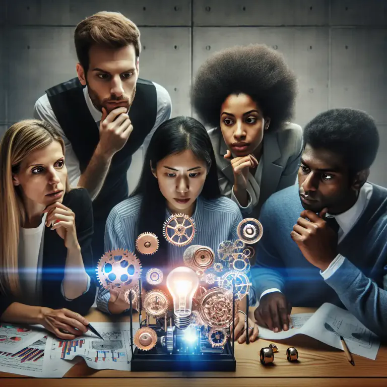 Visual representation of "actualize" - Turning an idea into reality