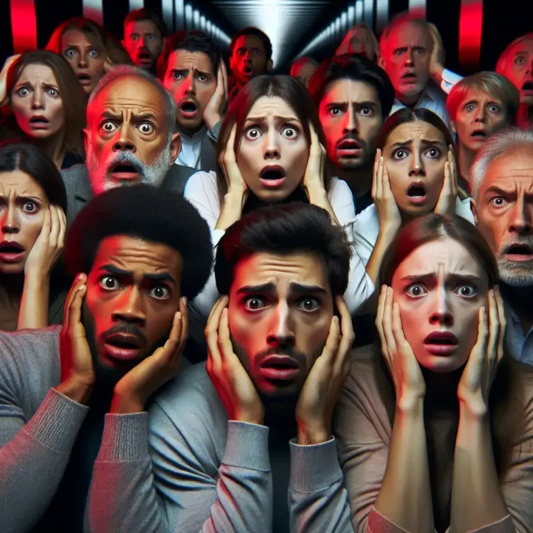Visual representation of "scare" - A situation that causes fear or worry