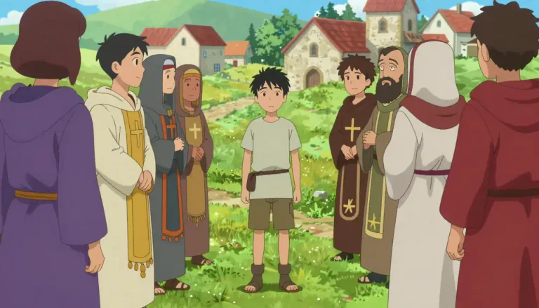 Visual representation of "heathen" - A person who does not belong to any of the widely held religions