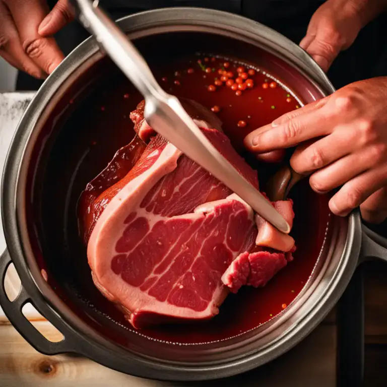 Visual representation of "knuckle" - Hard, thick part of meat especially on a pig or cow’s leg