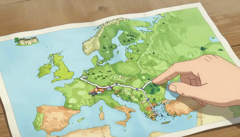 Visual representation of "map" - A drawing or picture showing features of a specific area such as roads or landmarks