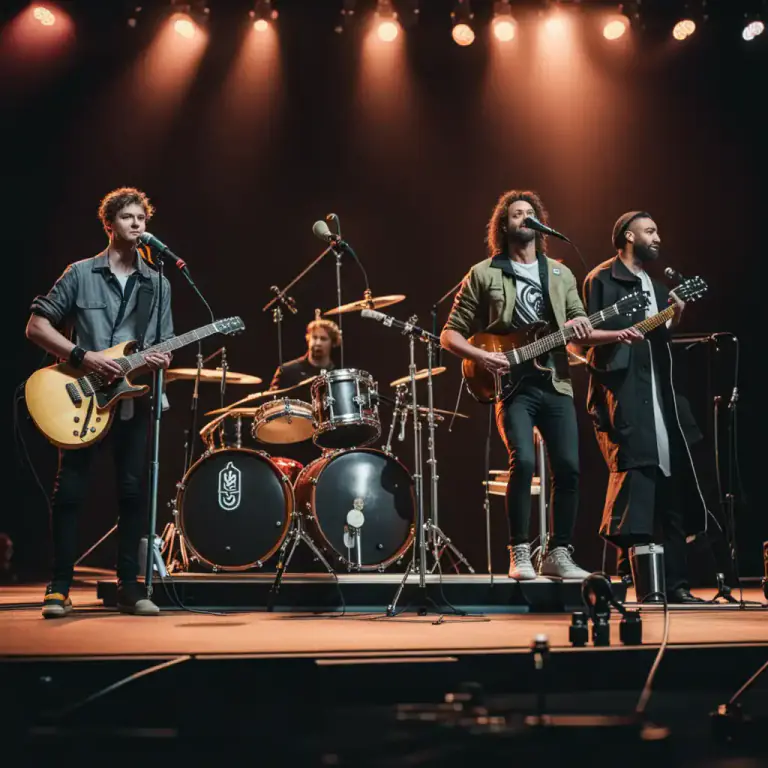 Visual representation of "group" - A band of musicians that regularly play together