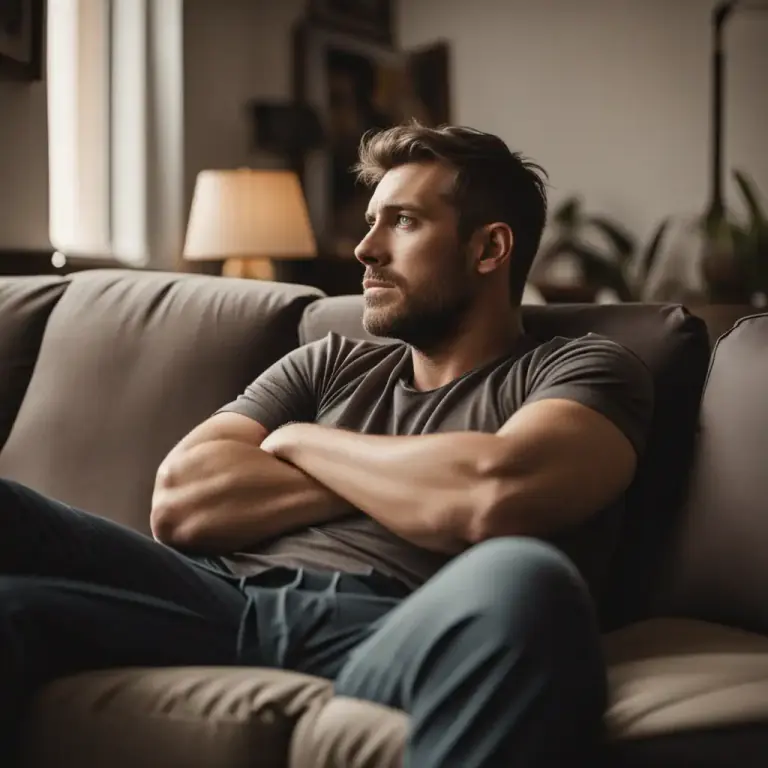 Visual representation of "plump" - To suddenly and heavily sit or lie down, often because of tiredness or lazyness