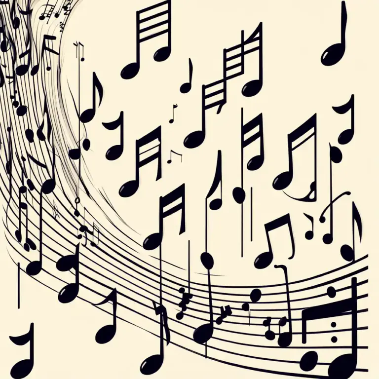 Visual representation of "theme" - A tune or melody that is repeated in a musical composition