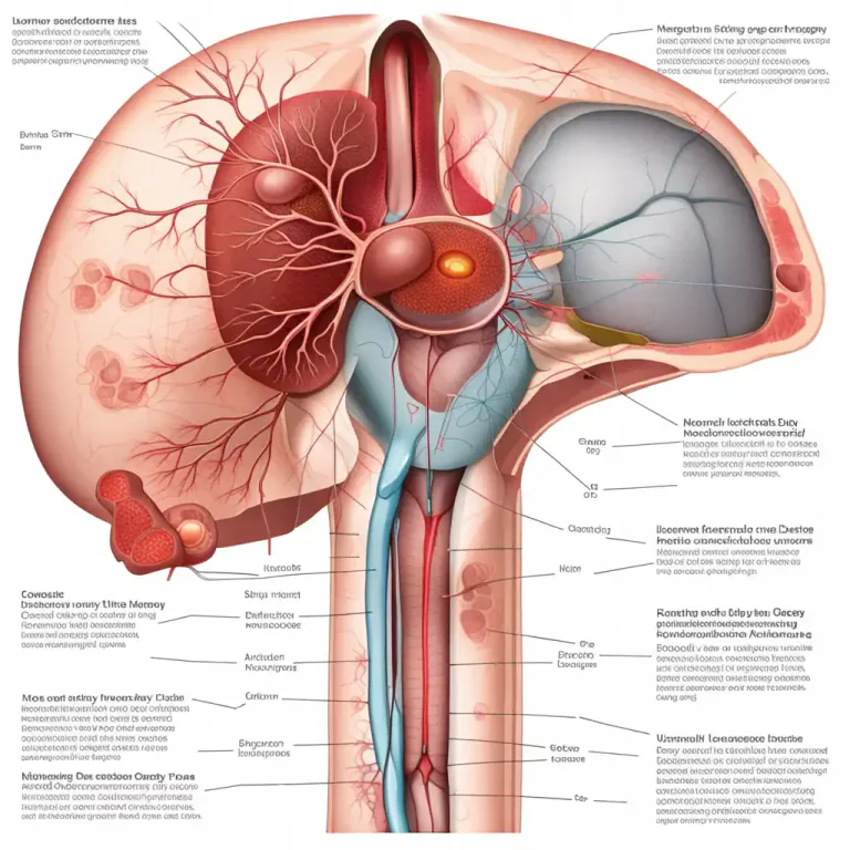 Visual representation of "focal" - In medicine, specific to a certain location in the body