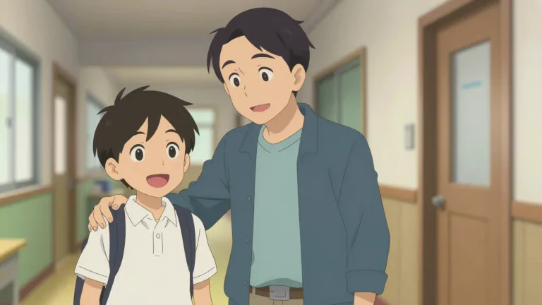 Visual representation of "lad" - Son or friend (used affectionately)