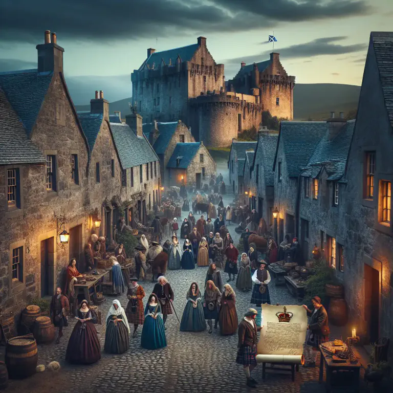 Visual representation of "burgh" - A term used in Scotland for a town which has been granted a royal charter granting certain rights, privileges and responsibilities.