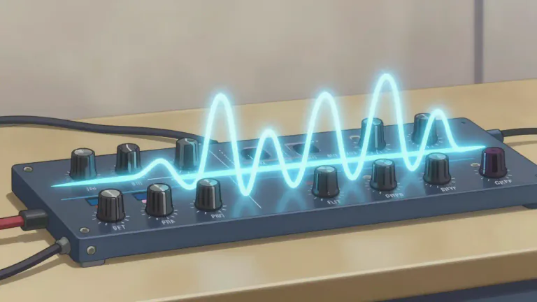Visual representation of "oscillator" - A device that makes or gives a repetitive motion or signal