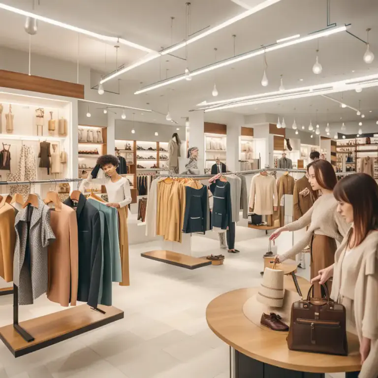 Visual representation of "on the rack" - Available for consumers to buy in a store
