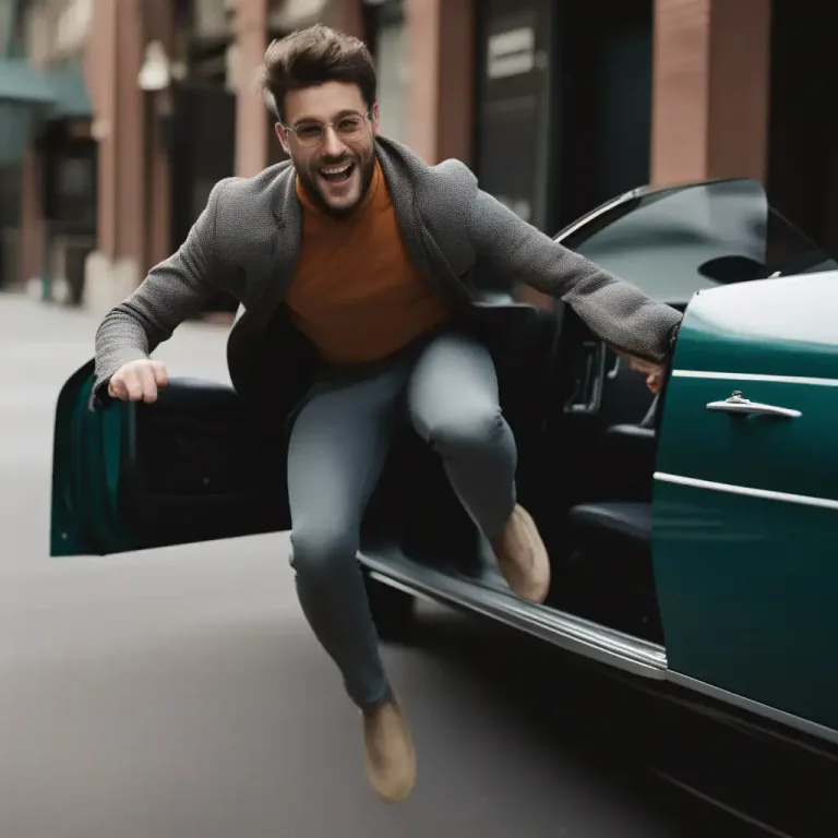 Visual representation of "hop" - To jump quickly into or onto an object.