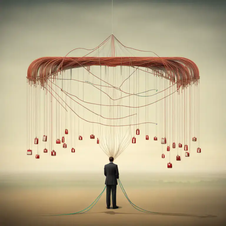 Visual representation of "satellite" - A country, organization, or person that is under the control or influence of a more powerful one.