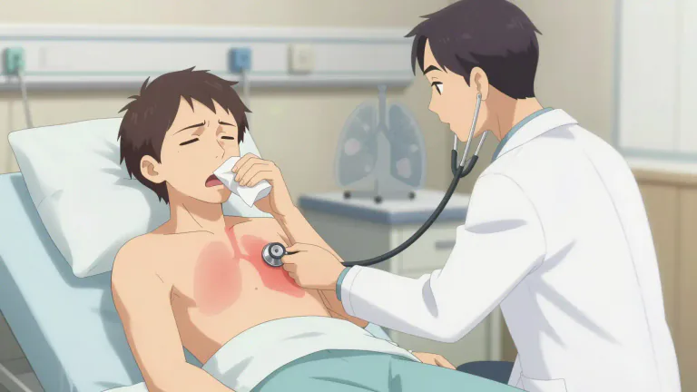 Visual representation of "tubercular" - Related to tuberculosis disease.