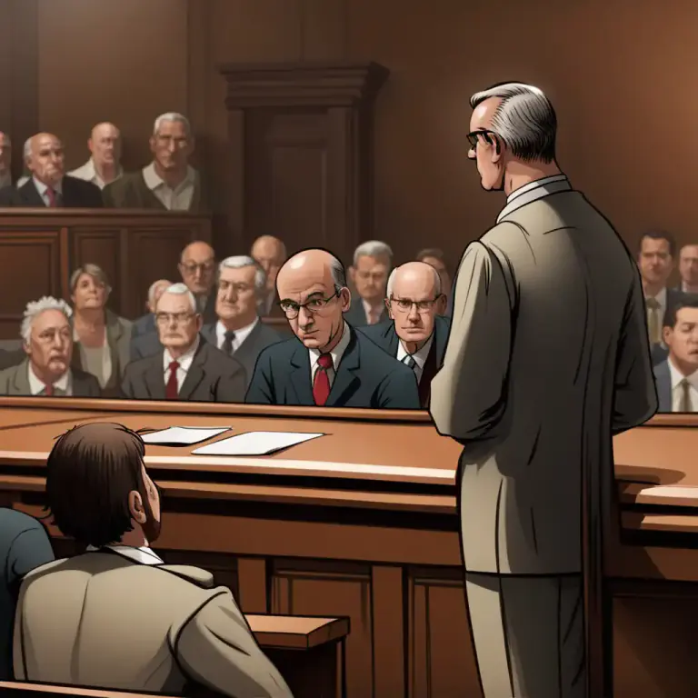 Visual representation of "discredit" - To make people not trust or believe in something.