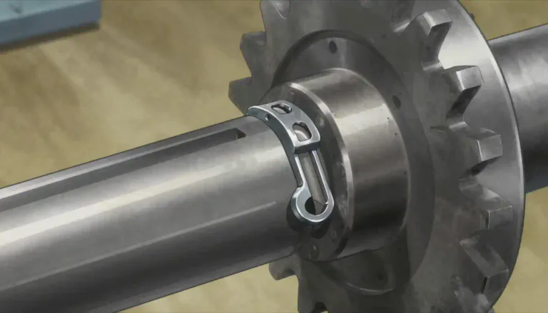 Visual representation of "keyway" - A keyway is a groove cut into a machine part that allows a key to fit into it and secure two parts together.