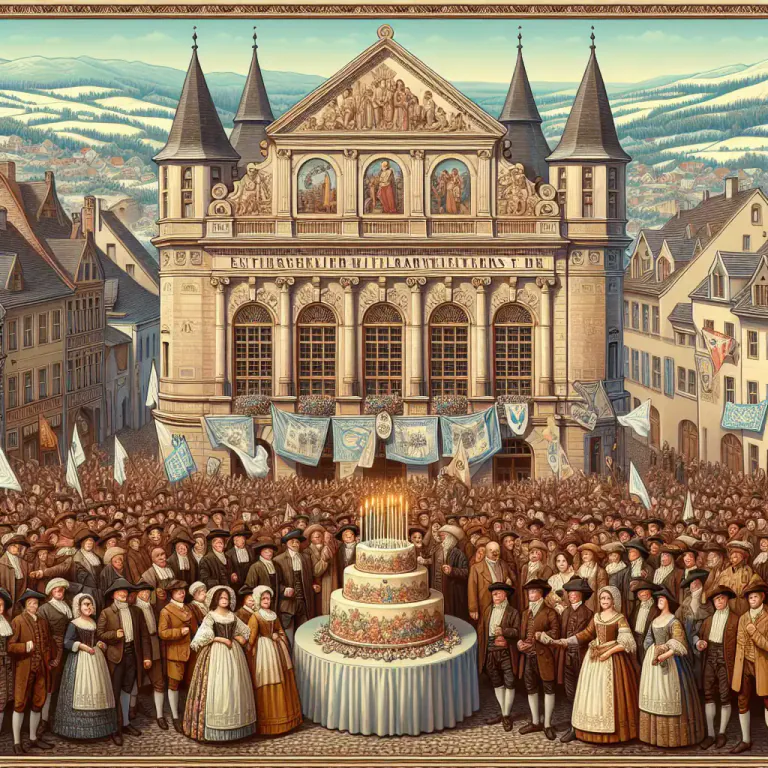 Visual representation of "tercentenary" - pertaining to a period of 300 years or a 300th anniversary