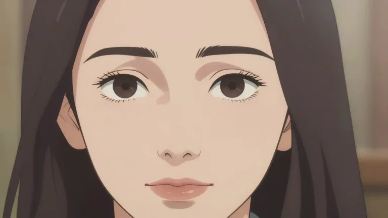 Visual representation of "unibrow" - A continuous line of hair connecting the eyebrows, often considered unusual or unattractive in certain cultures.