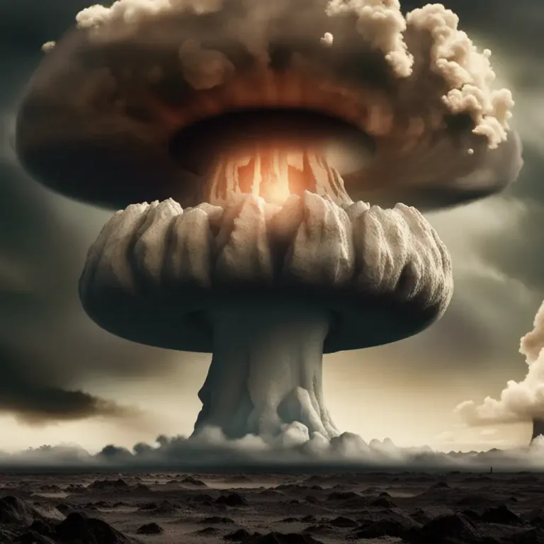 Visual representation of "spectre" - A mental image of something unpleasant or frightening that could happen in the future