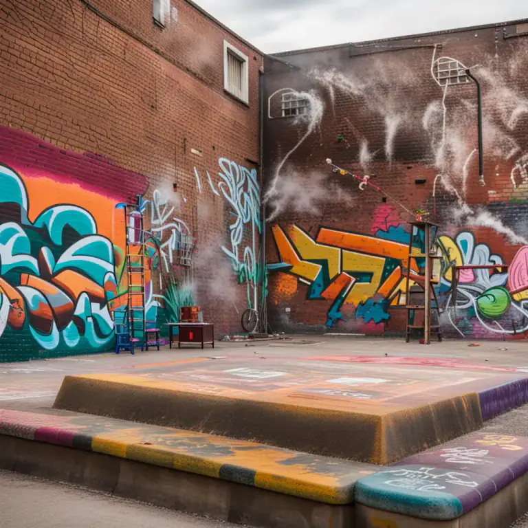 Visual representation of "alley" - A place frequented for a particular purpose.