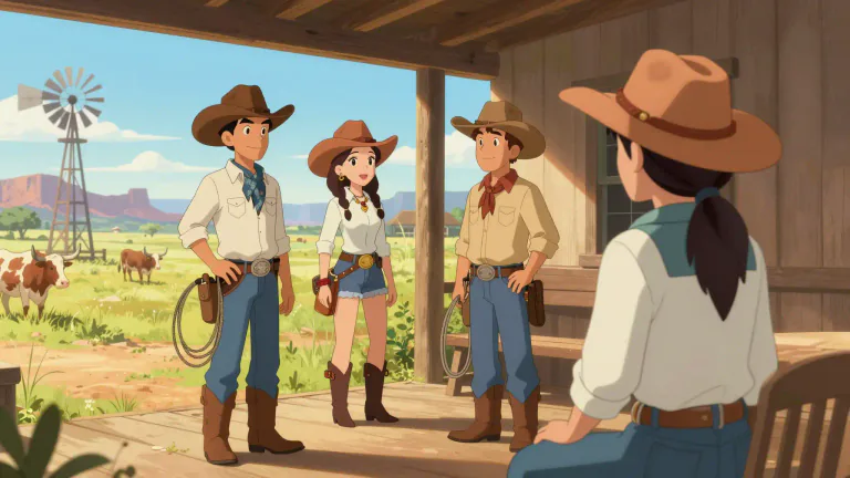 Visual representation of "texan" - Relating to the culture, traditions, or characteristics of Texas.