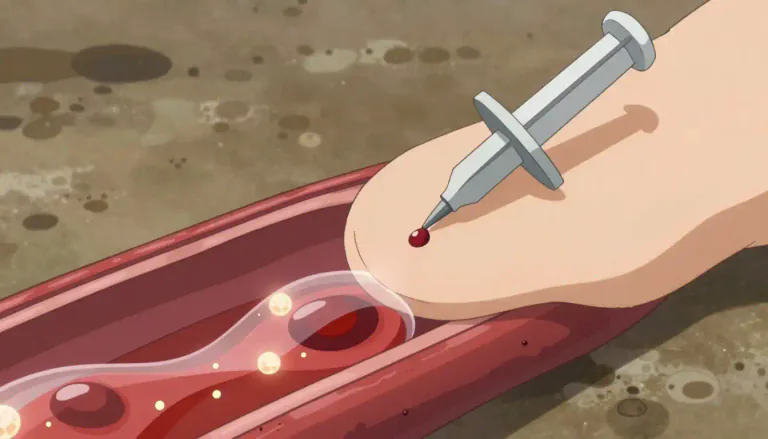 Visual representation of "glycemia" - The level of glucose in the blood.