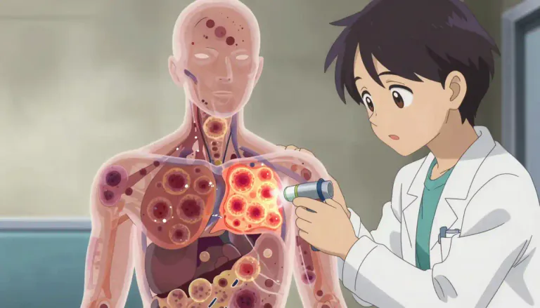 Visual representation of "histiocytosis" - A rare condition characterized by the abnormal proliferation of histiocytes, which can lead to tissue damage and various symptoms.