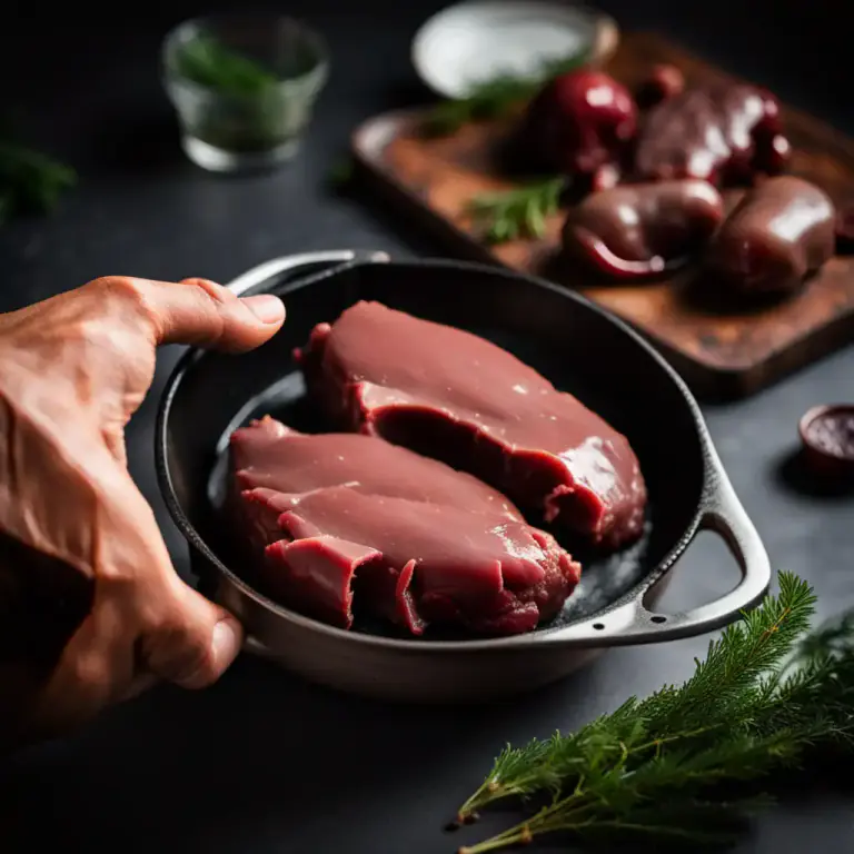 Visual representation of "liver" - An animal organ used in cooking