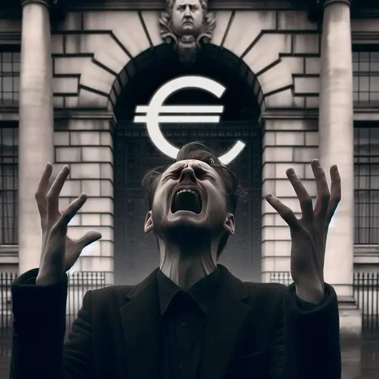 Visual representation of "bewail" - To complain loudly or persistently