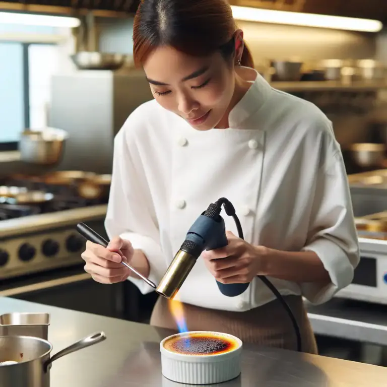 Visual representation of "flamethrower" - A tool that produces a high-heat flame, used in various industries such as construction, cooking, and art