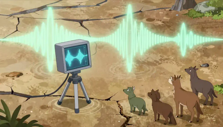 Visual representation of "infrasonic" - Infrasonic refers to sound waves with frequencies below the range of human hearing, typically below 20 Hertz.
