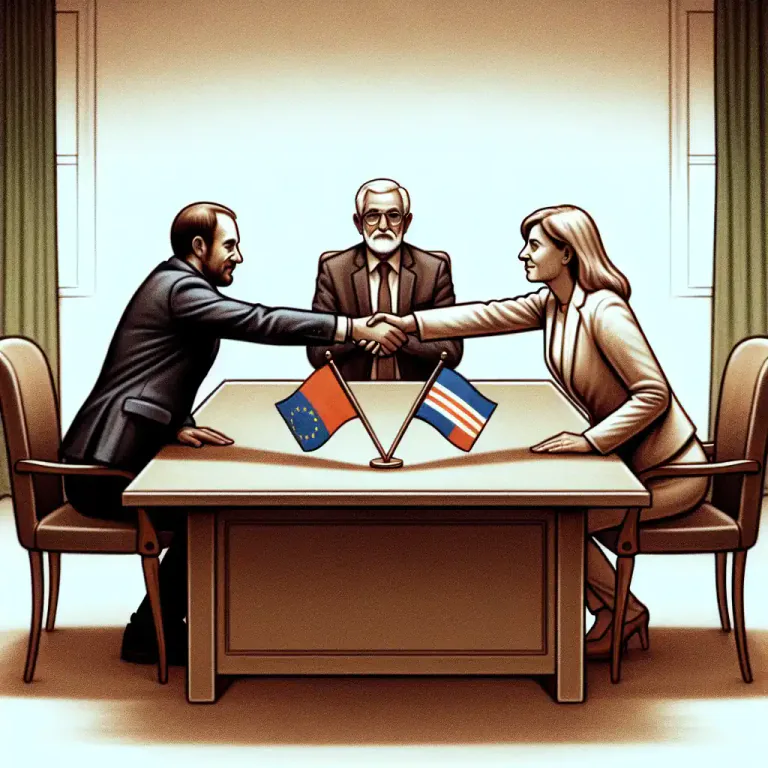 Visual representation of "broker" - A person who arranges or negotiates a deal or agreement between two parties.