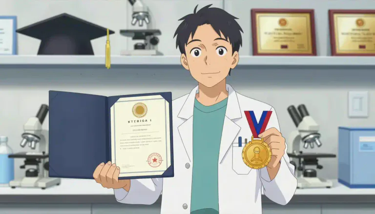 Visual representation of "credential" - A qualification, achievement, or aspect of a person's background that shows they are suitable for something