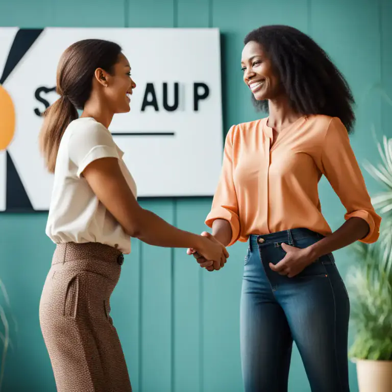 Visual representation of "be/get in on something" - To join in an activity or business venture with someone else with the hope of gaining some personal advantage