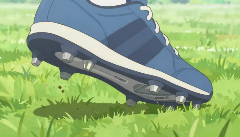 Visual representation of "cleat" - A metal or plastic piece attached to the sole of a shoe, especially a sports shoe, to prevent the wearer from slipping