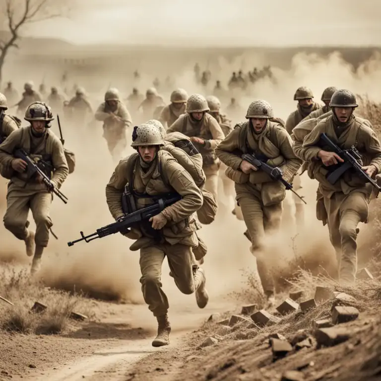 Visual representation of "fall back" - In military, to withdraw forces.