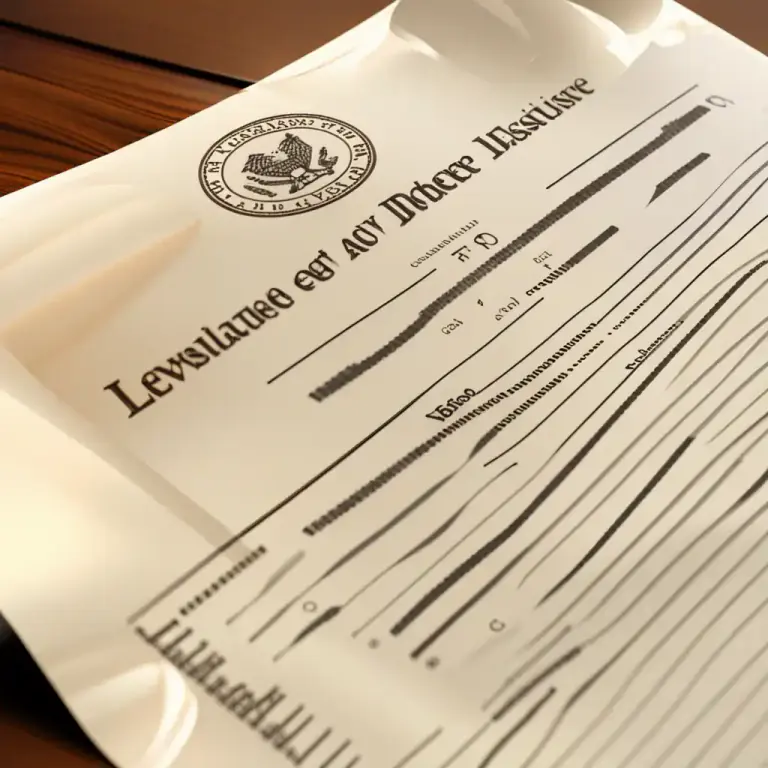 Visual representation of "legislative" - Made by a legislature, especially as a law