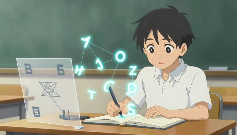 Visual representation of "algebra" - A branch of mathematics that uses letters and symbols to represent numbers and relationships between them.
