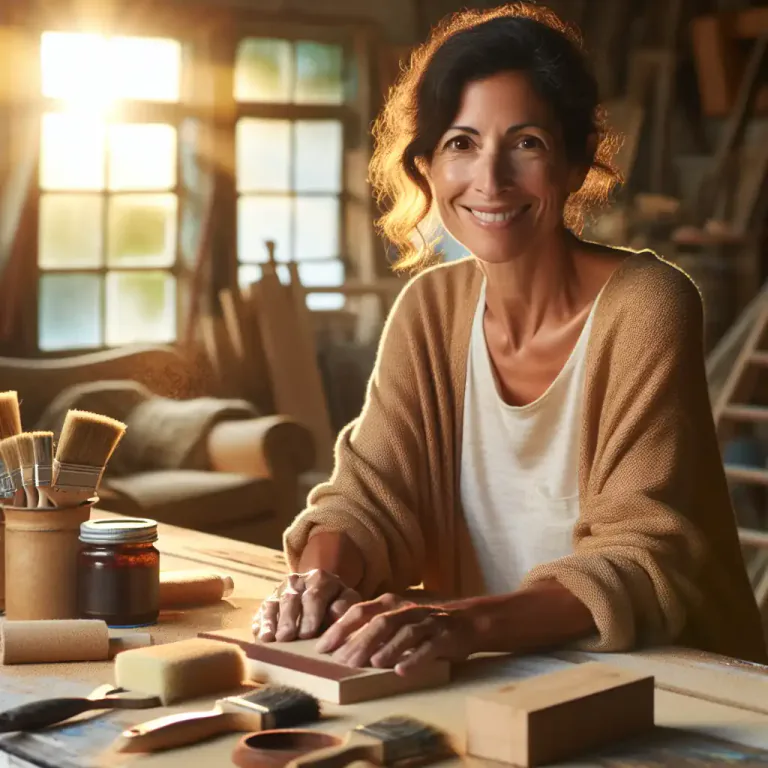 Visual representation of "antique" - to make something look old or antique