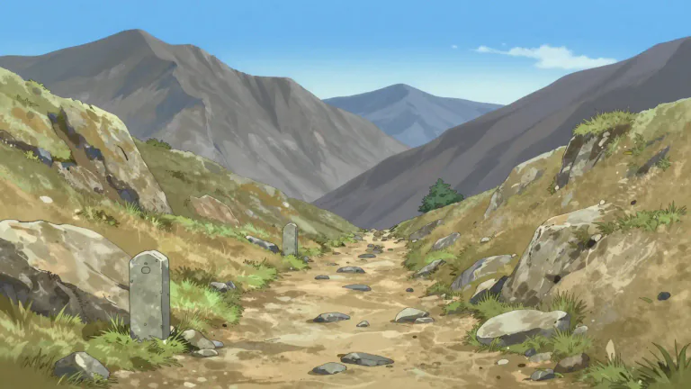Visual representation of "frontier" - The borderline or outer part of a place, country, or any territory.