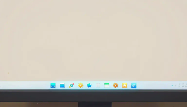 Visual representation of "taskbar" - A taskbar is a horizontal or vertical bar at the edge of a display screen that shows which programs are currently running.