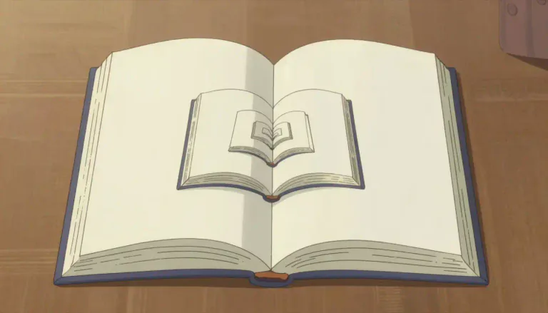 Visual representation of "recursively" - Referring back to something within itself when defined or described.