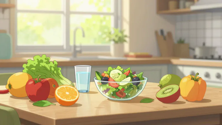 Visual representation of "wholesome" - Good for health