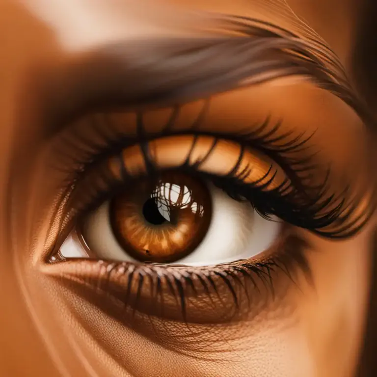 Visual representation of "tea" - A brownish color like that of a strong cup of tea