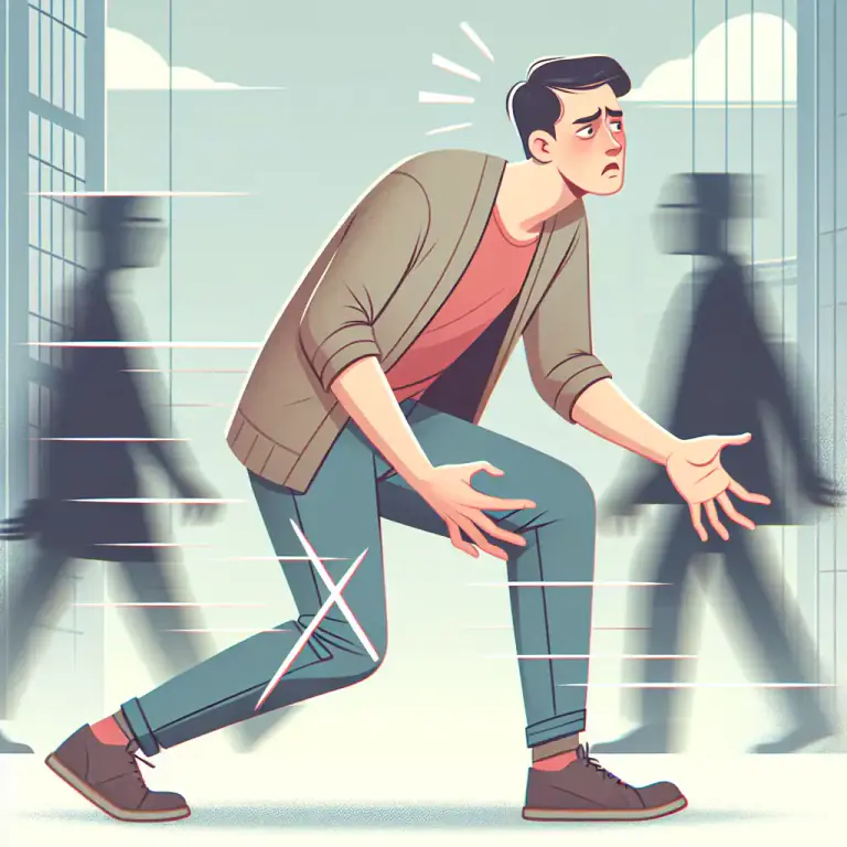 Visual representation of "uncoordinated" - In medicine, related to a lack of normal coordination of mental and physical processes.