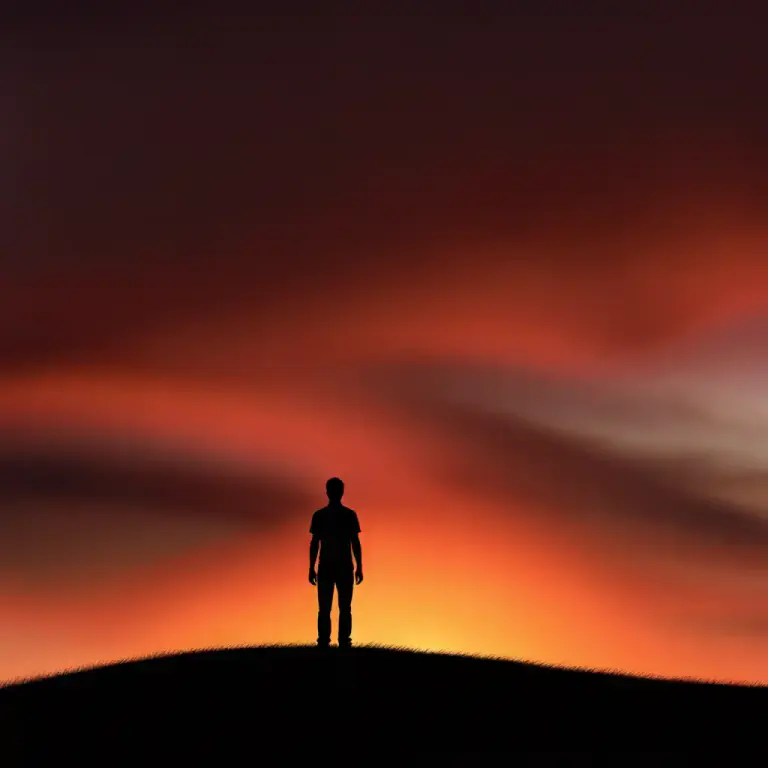 Visual representation of "against" - Having as a background or setting